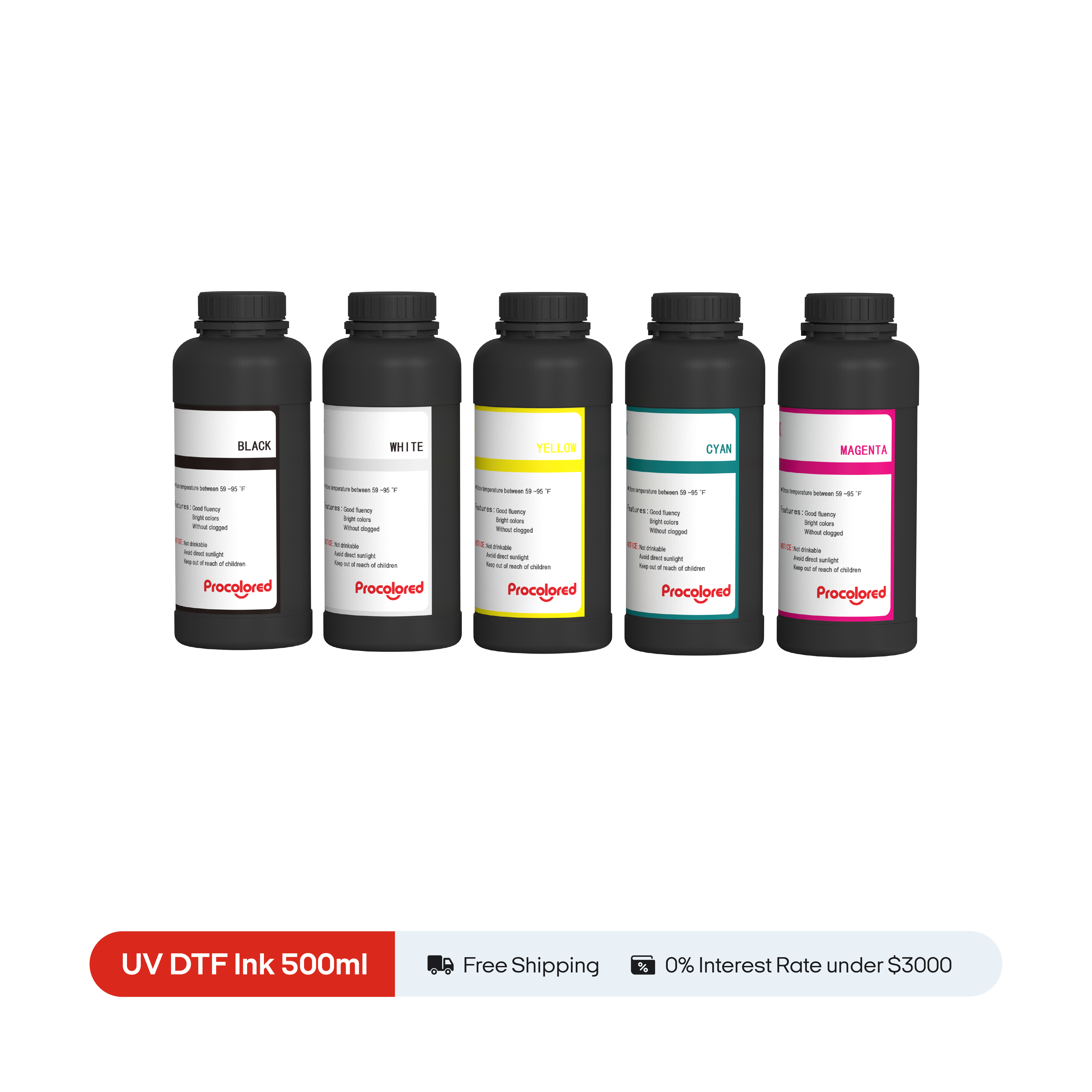 Procolored Ink for UV DTF Printer 500ml