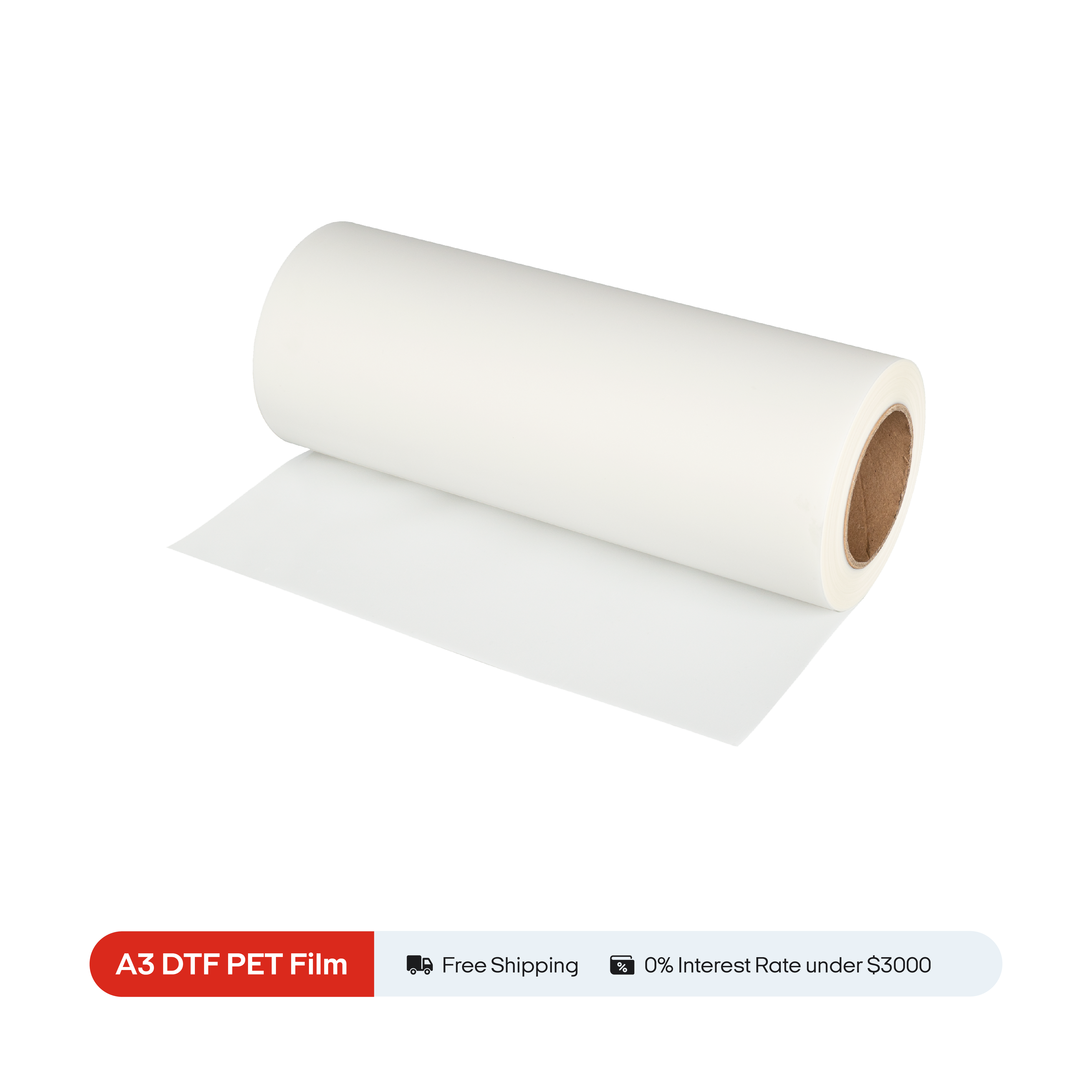 Procolored DTF PreTreat Transfer Roll Film 13 Inch x 328 FT——fit for A3 DTF Printer